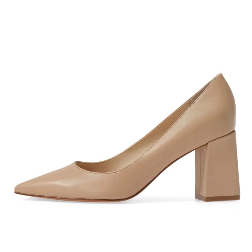 Marc Fisher LTD Zala Block Heel Pointy Toe Pump